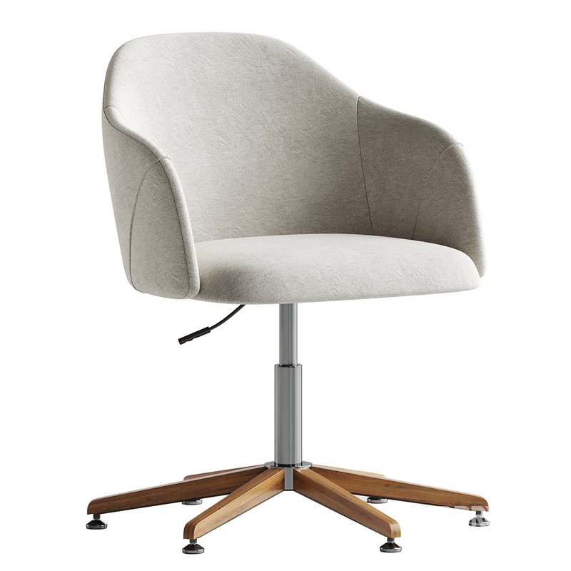 Edna Desk Chair Fedora Oatmeal Image 1