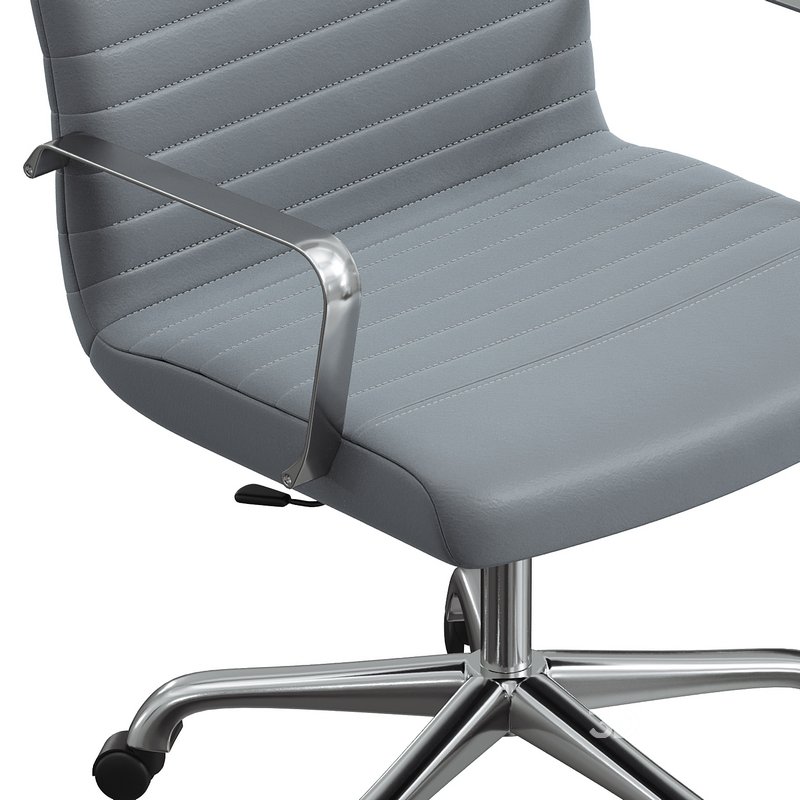 Finesse Mid Back Office Chair Gray Image 3