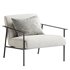 Tracy Fabric Lounge Chair Beige - Thumbnail 4