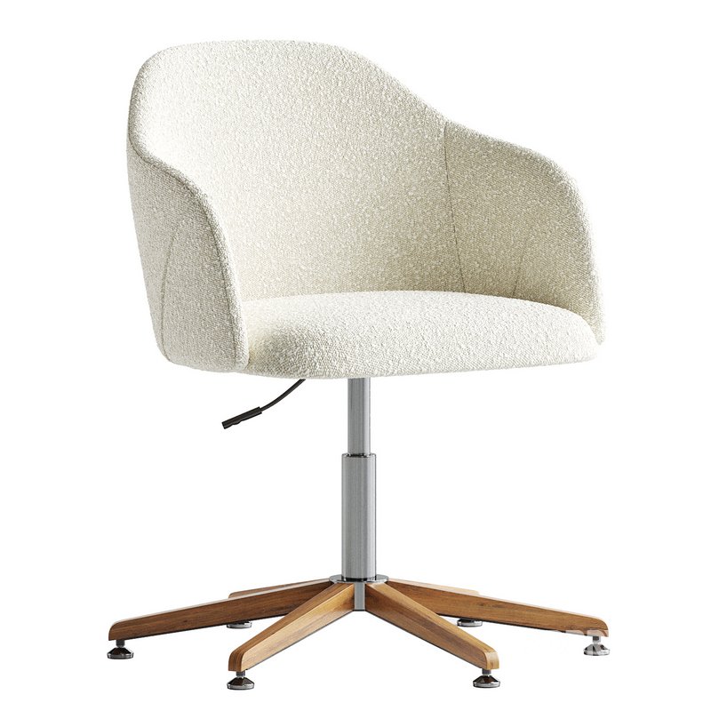 Edna Desk Chair Fedora Oatmeal Image 4