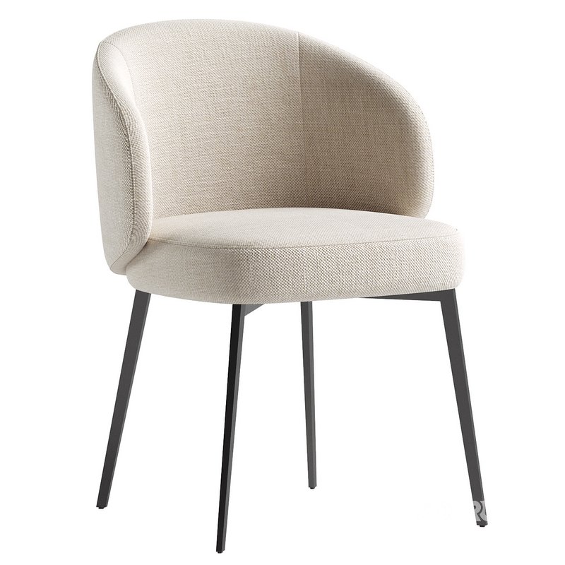 Boucle Dining Armchair Set 2 Eichholtz Lloyd Image 4