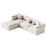Zia 4PC Modular Reversible Chaise Sectional Sofa - Thumbnail 4