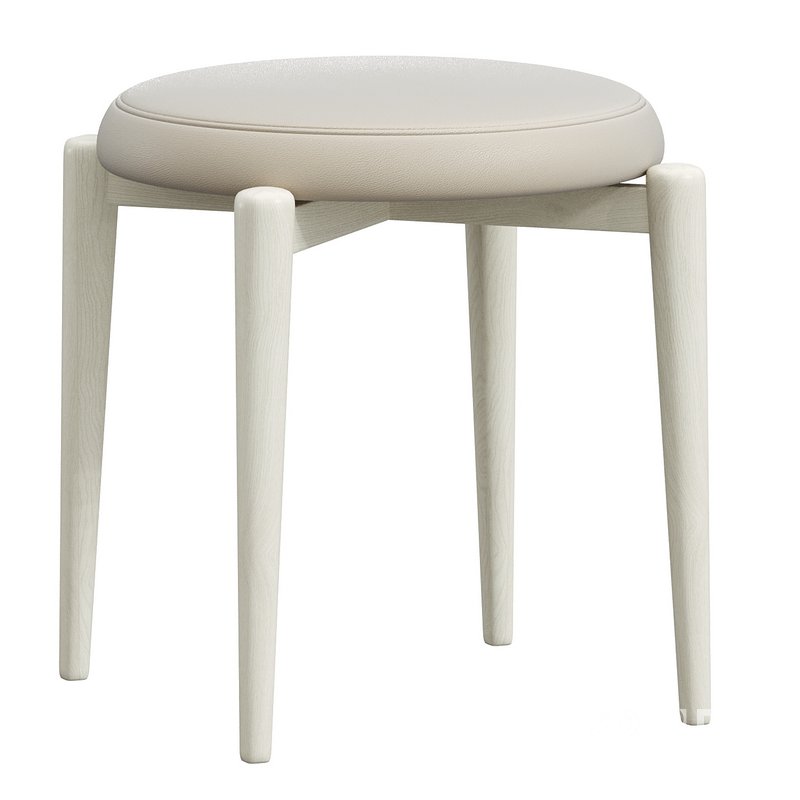 Modern Uplostered Stackable Accent Stools Image 5