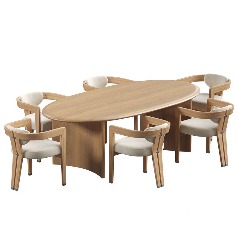 Carlyle chair & Monument Table Image 5