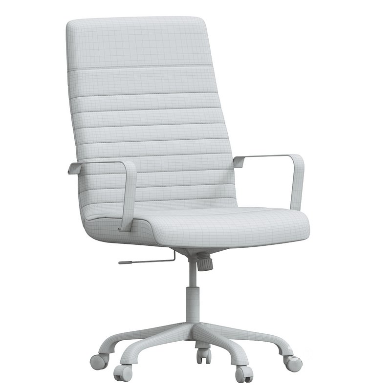 Finesse Mid Back Office Chair Gray Image 4