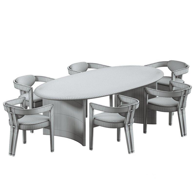 Carlyle chair & Monument Table Image 6