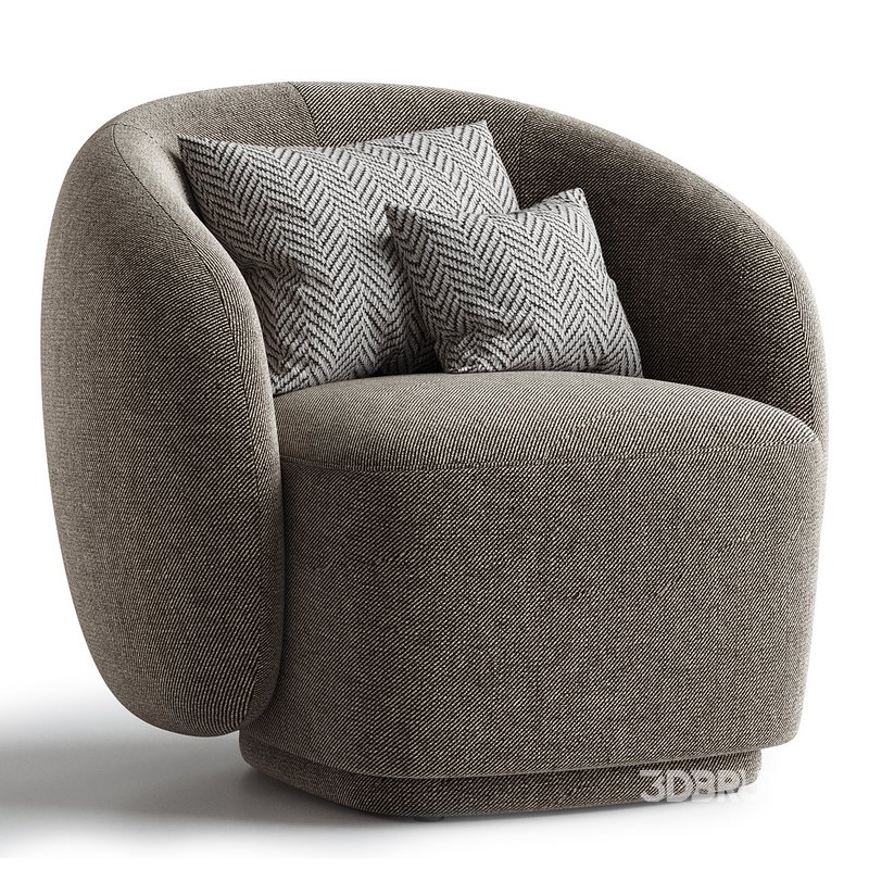 Fauteuil Aimee teddy white Image 5