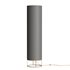 Hana 3 Light Floor Lamp in Black with Natural Linen Shade - Thumbnail 5