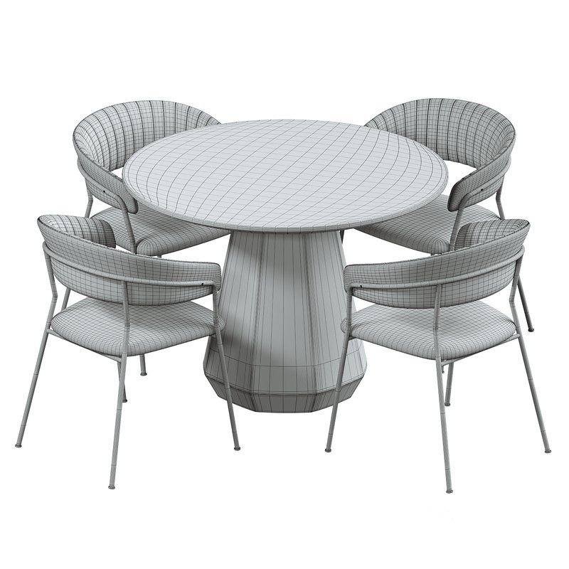 Josephine Chair & Courtney Rustic Table Image 6