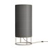 Hana 1 Light Table Lamp in Black with Natural Linen Shade - Thumbnail 4