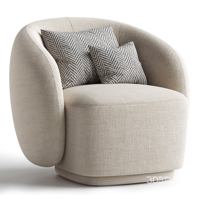 Fauteuil Aimee teddy white Image 6