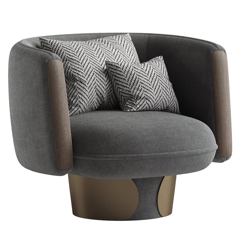 Velluto Swivel Chair Image 5
