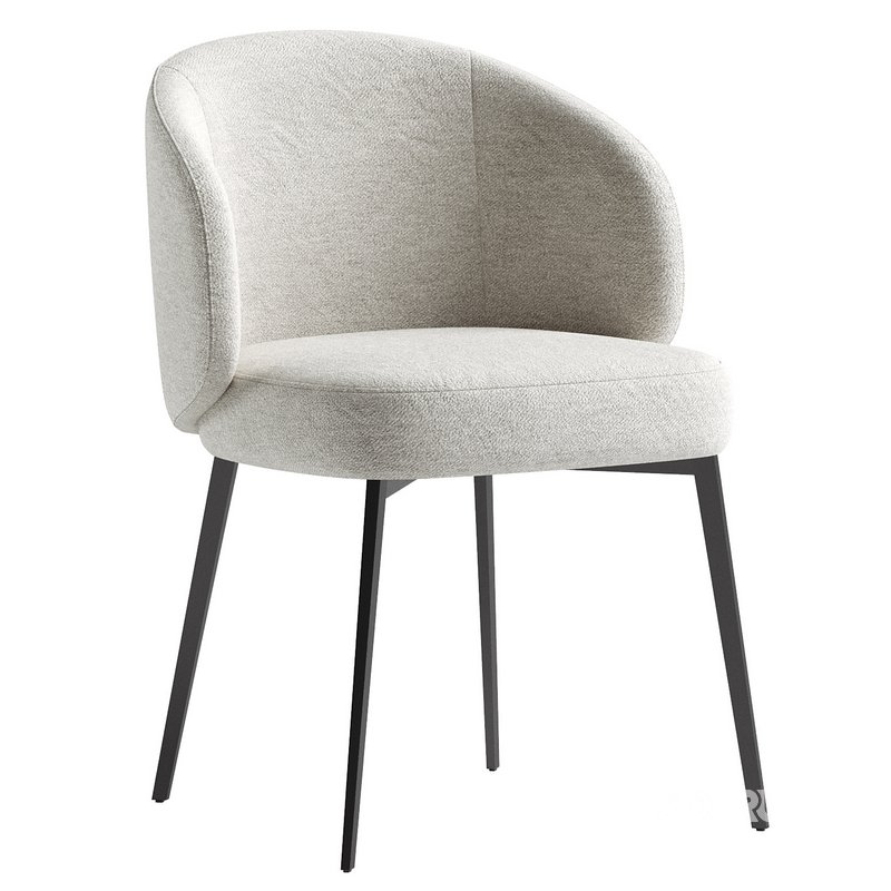 Boucle Dining Armchair Set 2 Eichholtz Lloyd Image 6