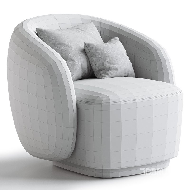 Fauteuil Aimee teddy white Image 7