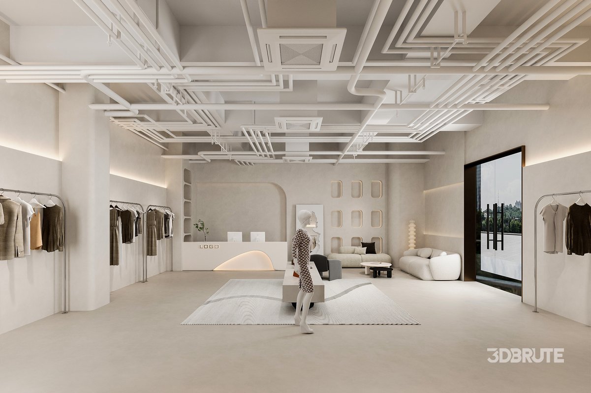 Modern clothing store Image 2