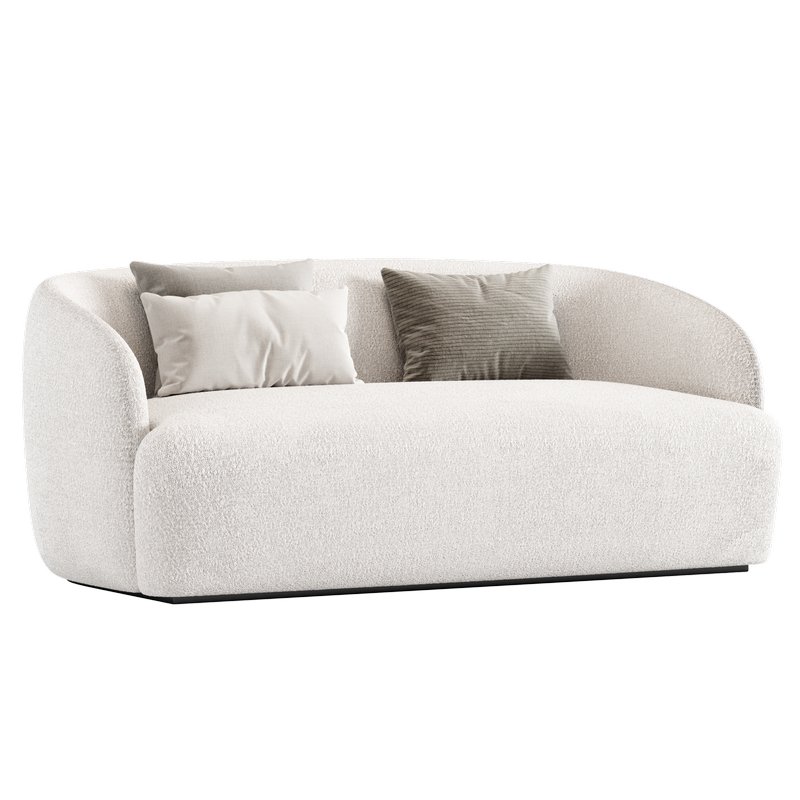 GWYNETH BOUCLE LOVESEAT SOFA Image 3