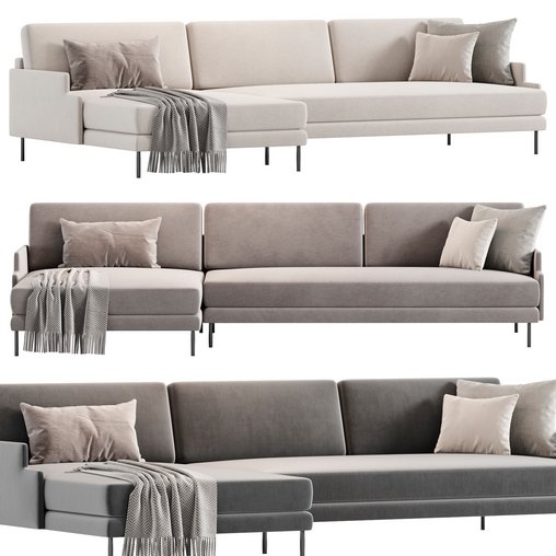 SCALINO 2 PIECE SECTIONA LSOFA