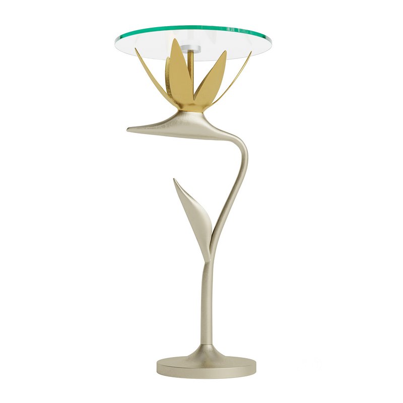 Paradiso Gold & Silver Accent Table Image 1