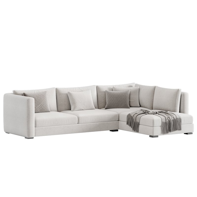 Blake Large Open End Corner Sofa by loomloft Image 4