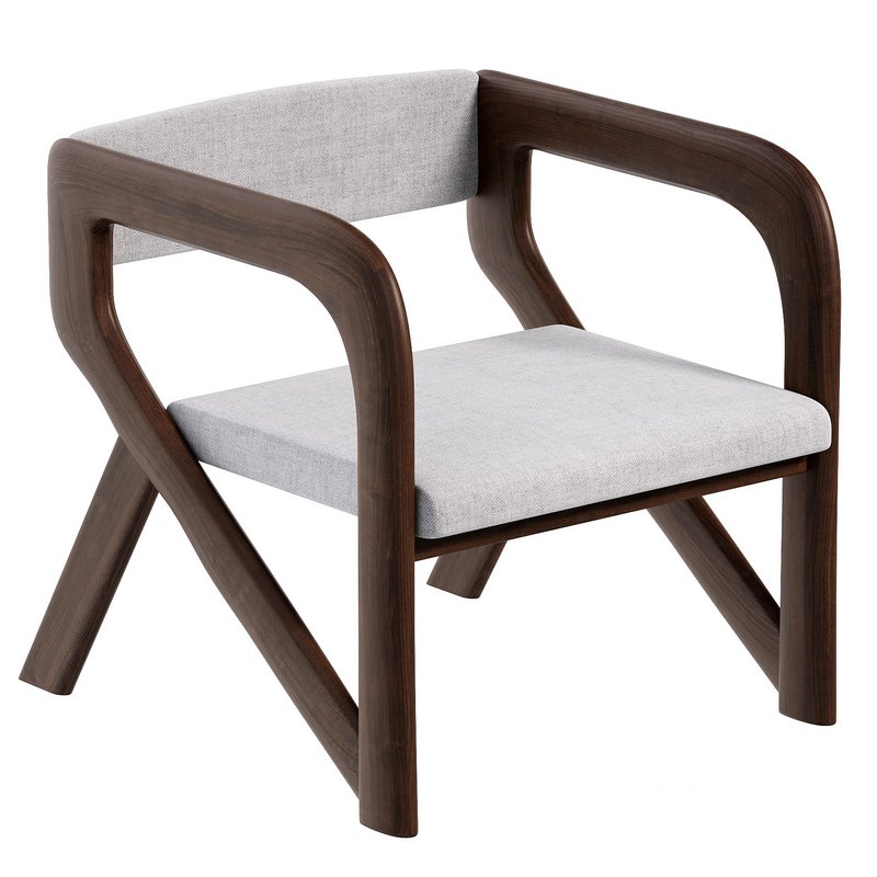 Open Back Arm Chairs Solid Wood Dining Chairs for Dining Room Image 1