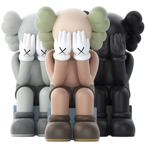 kaws passing through open edition vinyl figure