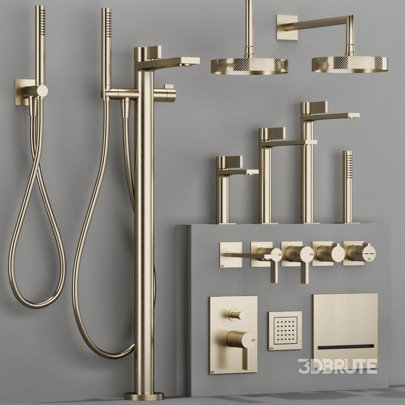 GESSI INVERSO RIGATO bathroom faucet set Image 2