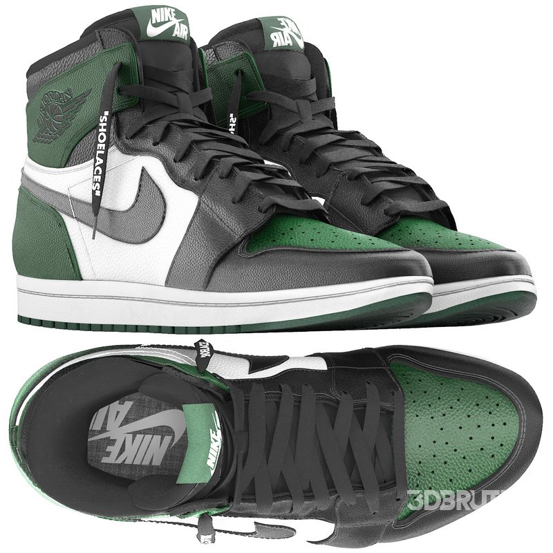 air jordan 1 retro high pine green Image 1