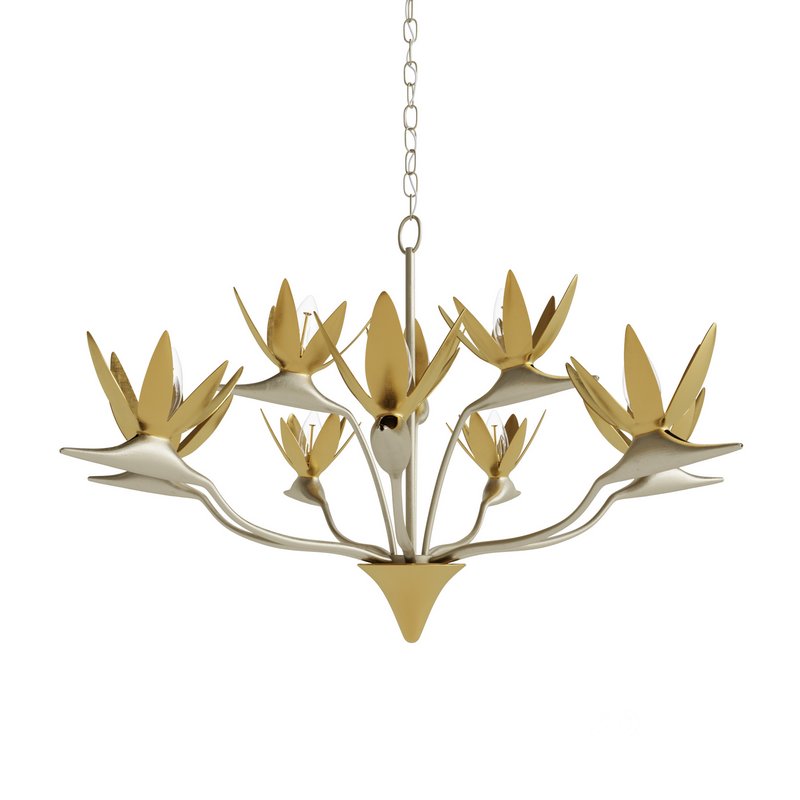 Paradiso Gold & Silver Chandelier Image 1