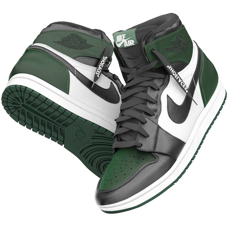 air jordan 1 retro high pine green Image 4