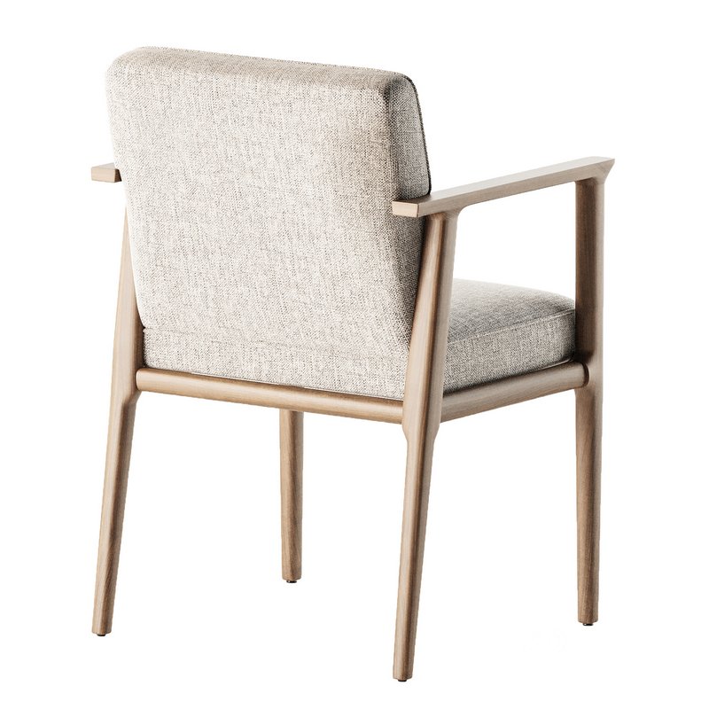 Solid Wood Arm Chair Image 2