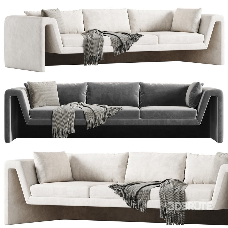 PERIMETER GREY SOFA Image 1