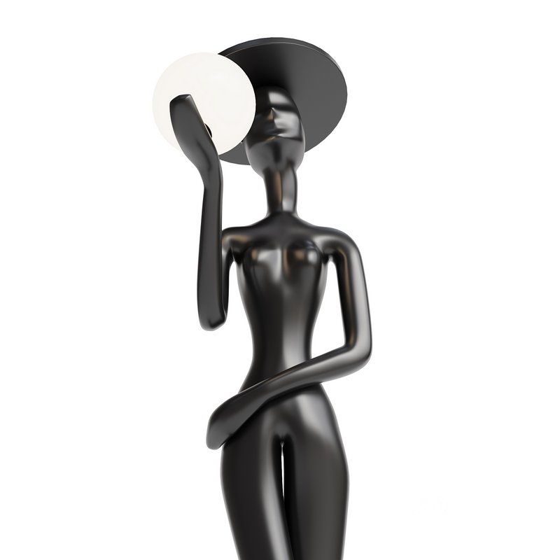Greeter Art Floor Lamp Image 2