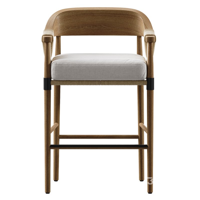 Arteriors Estes Outdoor Bar Stool Image 2