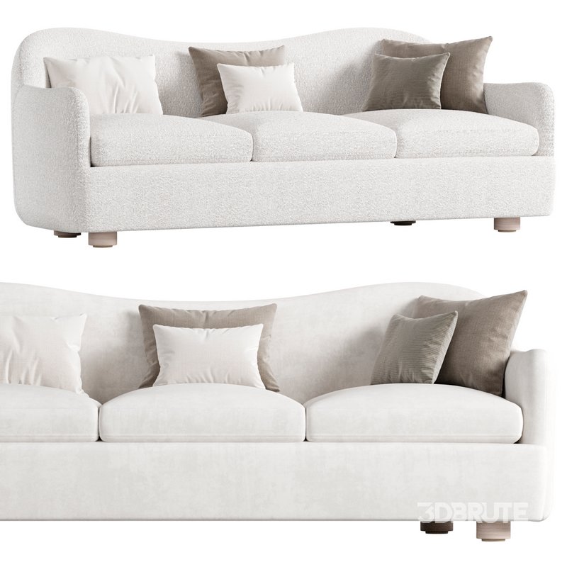 BACIO CREAM BOUCLE SOFA Image 1