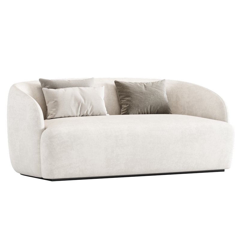 GWYNETH BOUCLE LOVESEAT SOFA Image 2