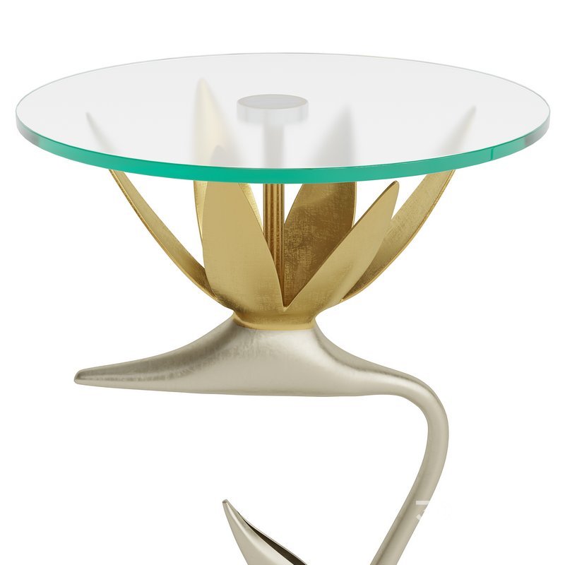Paradiso Gold & Silver Accent Table Image 2