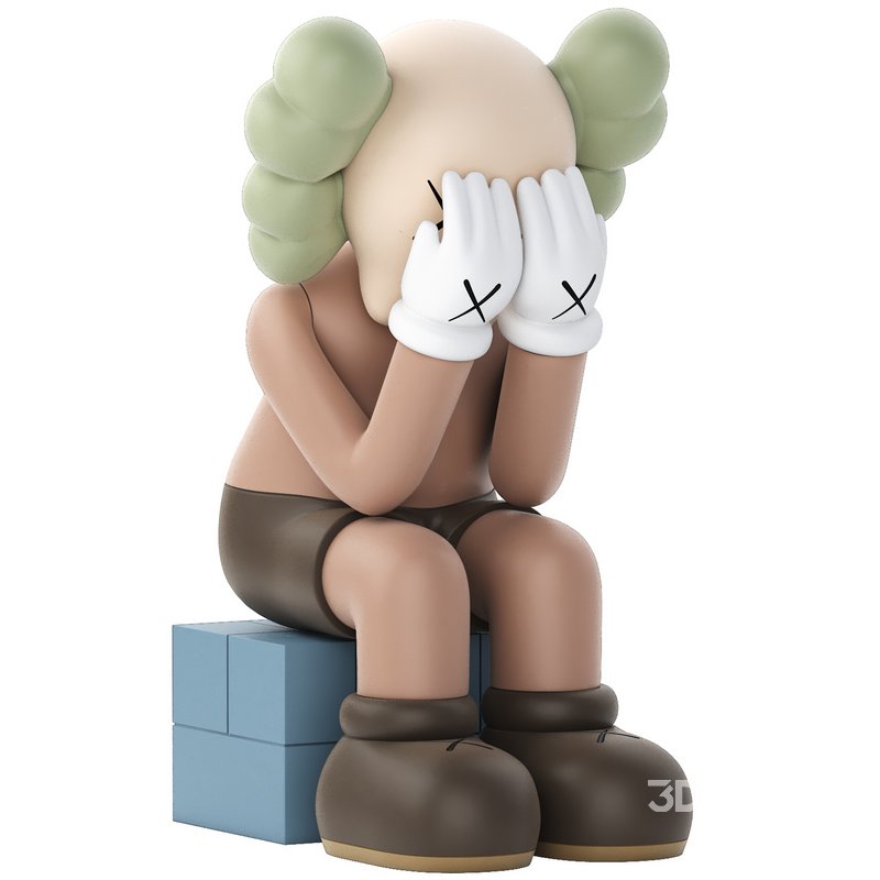 kaws passing through open edition vinyl figure Image 3