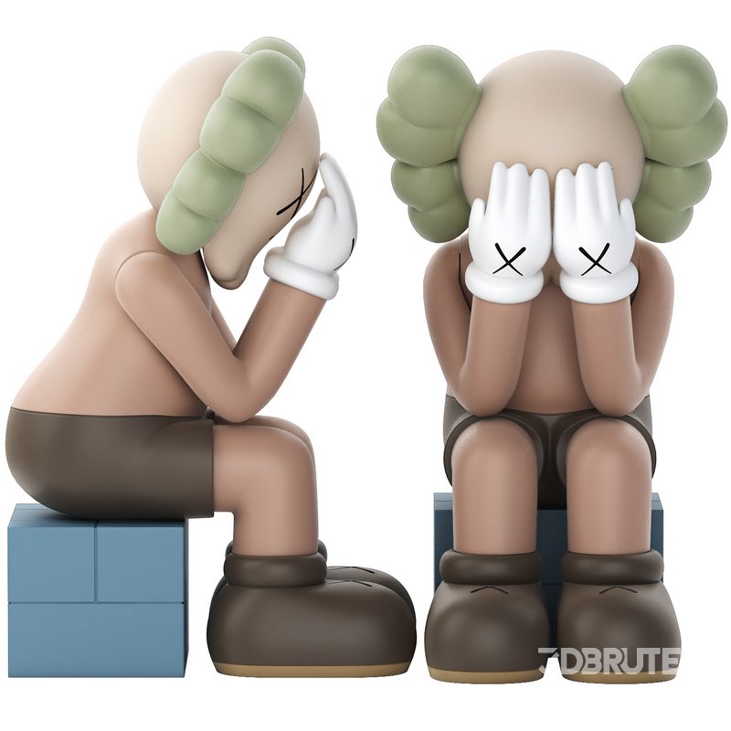 kaws passing through open edition vinyl figure Image 4