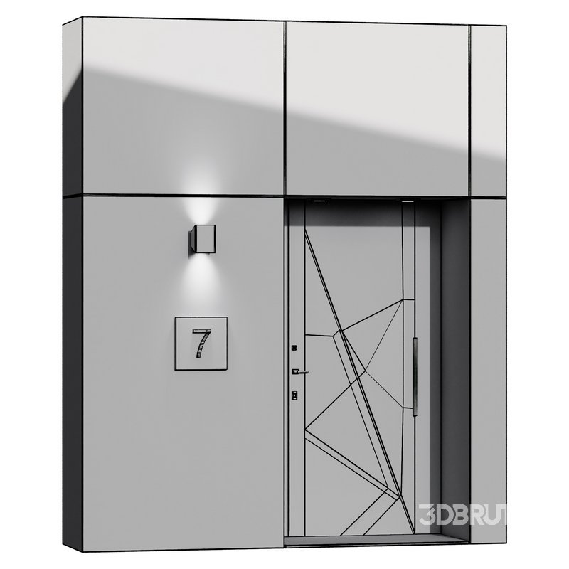 Modern entrance door Image 2