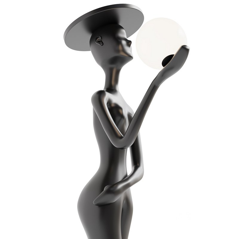 Greeter Art Floor Lamp Image 3