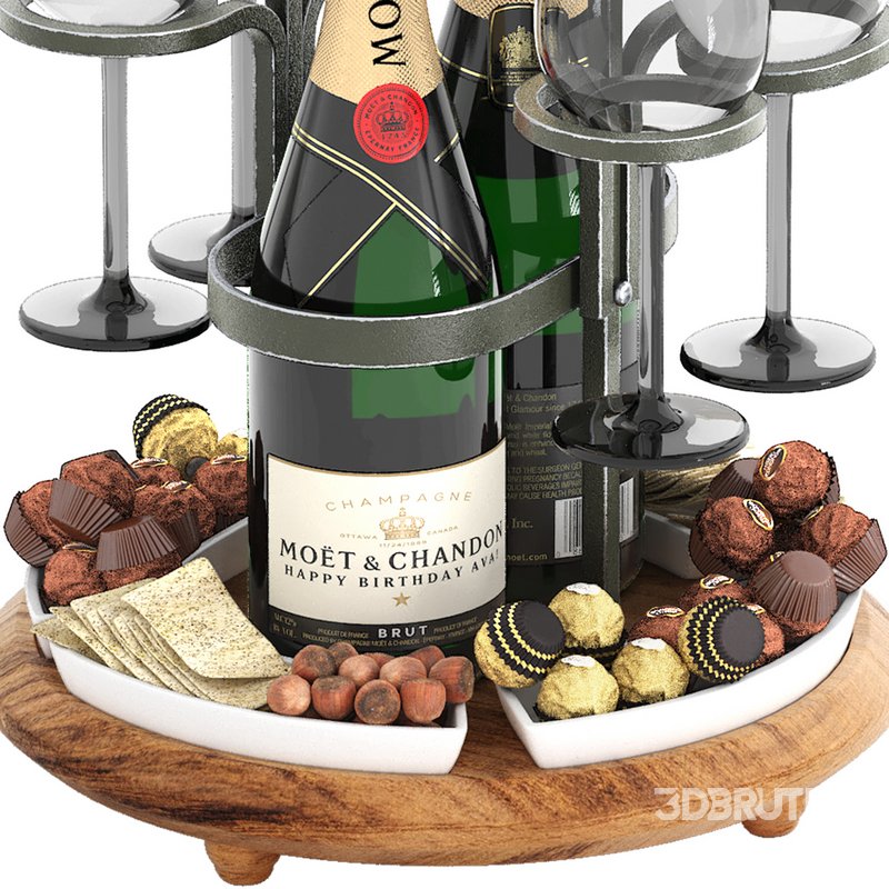 weston wine charcuterie caddy two bottle Image 5