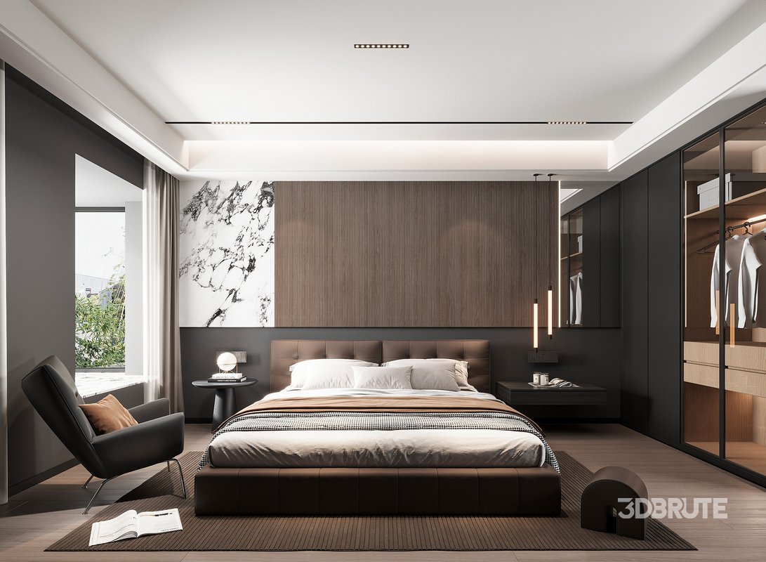 Modern bedroom Image 1