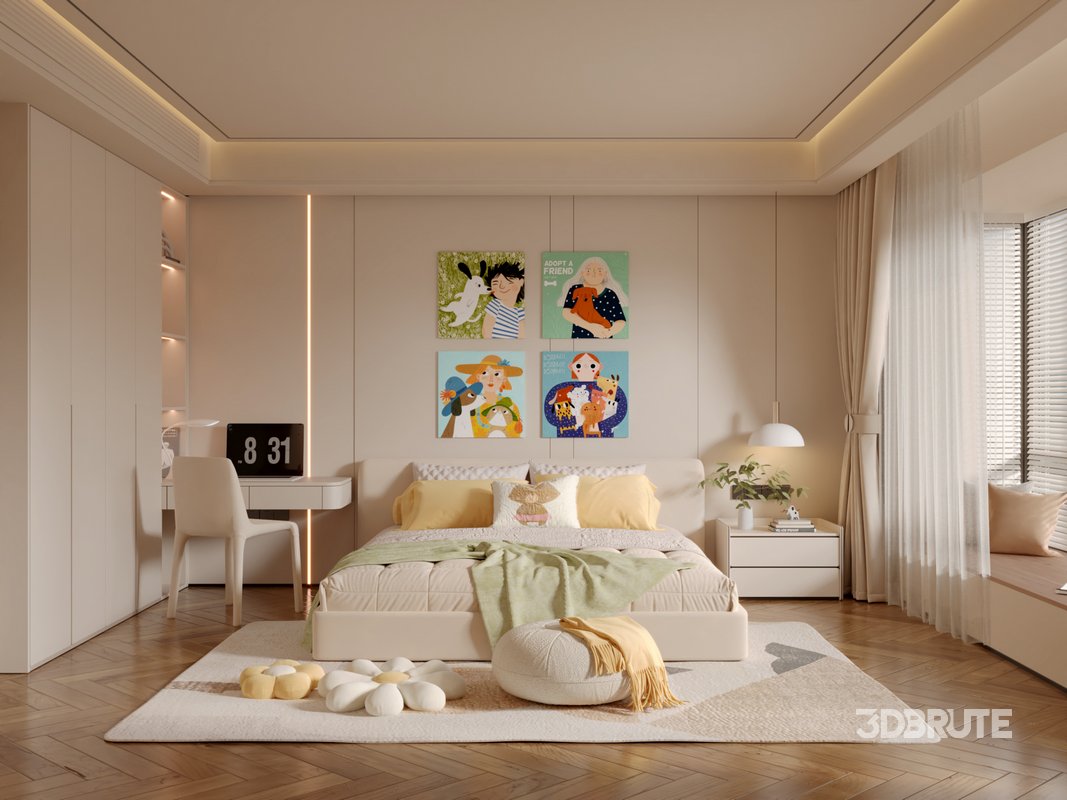 Modern bedroom Image 1