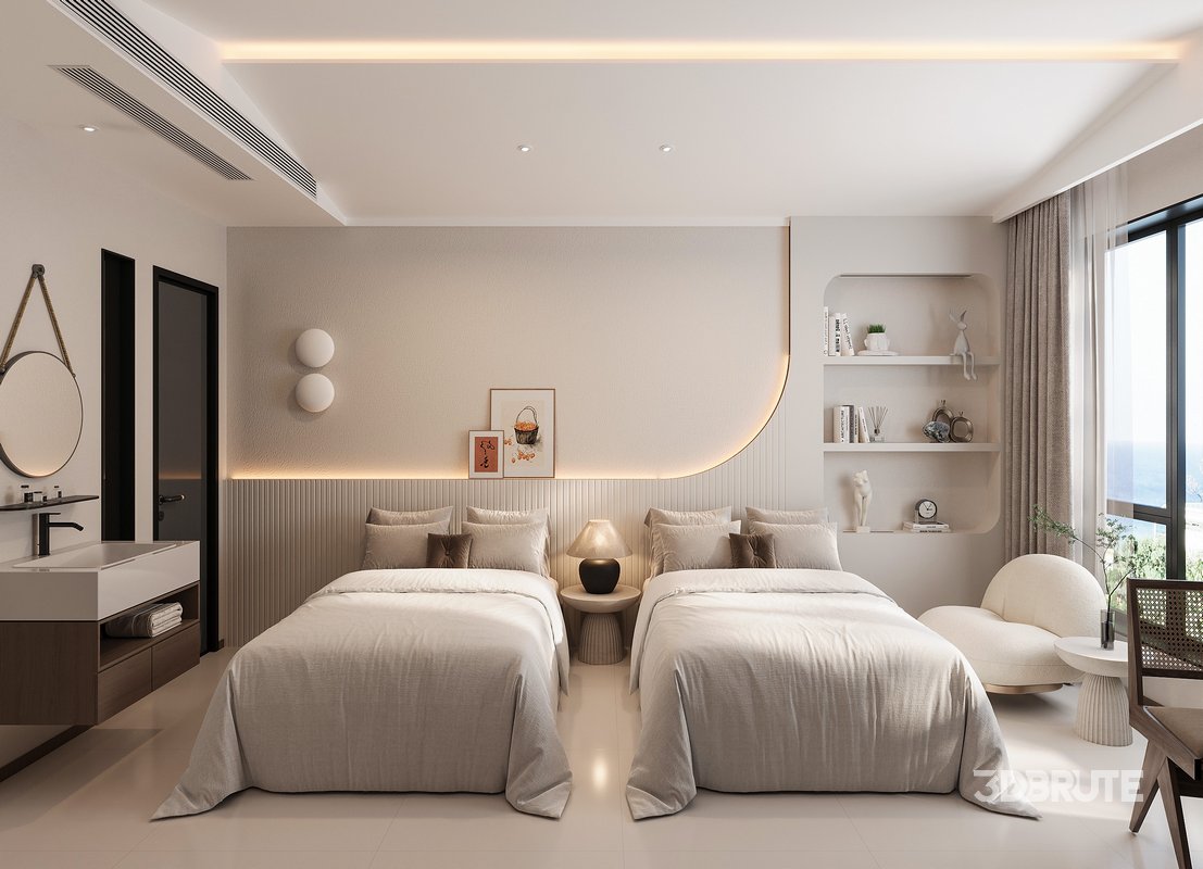 Modern bedroom Image 1