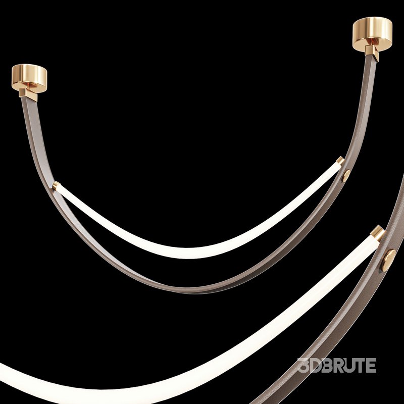 Leather Pendant Light Image 2