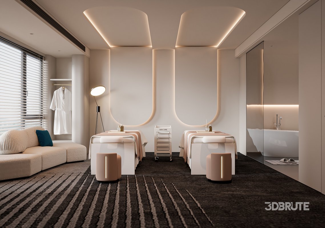 Modern spa room Image 1
