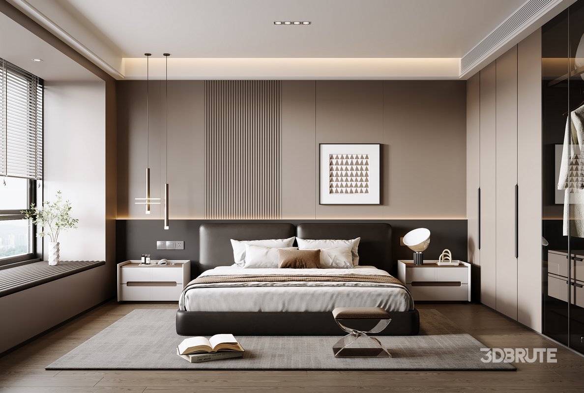 Modern bedroom Image 1