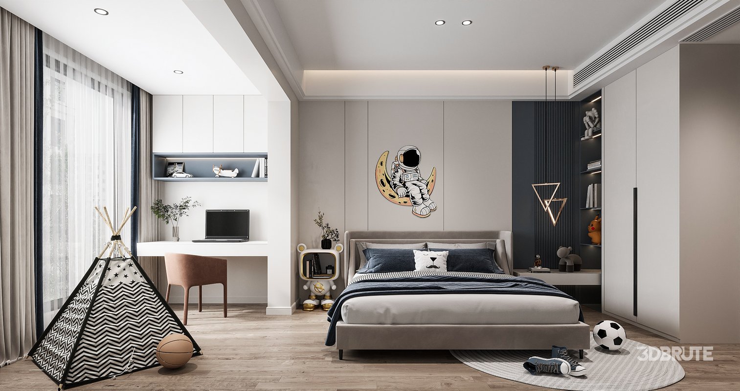 Modern bedroom Image 1