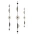 Alabaster Wall Sconce Black - Thumbnail 1