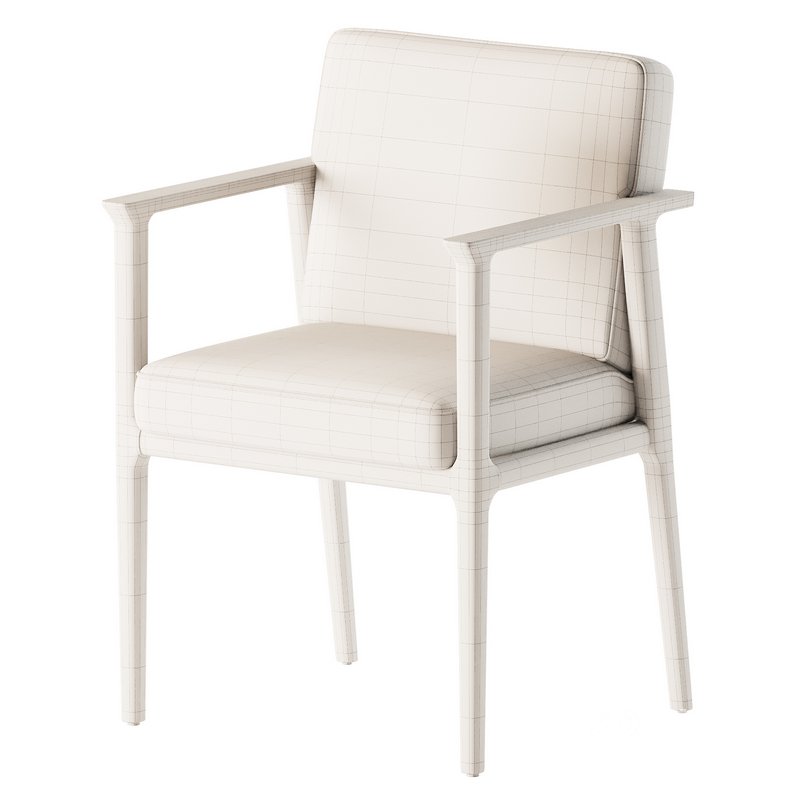 Solid Wood Arm Chair Image 3